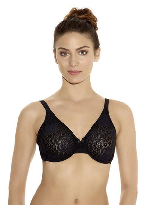 Wacoal - Halo Lace Moulded Underwire Bra Black