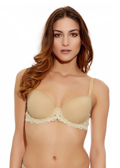 Wacoal - Embrace Lace Naturally Ivory Contour Bra Desnudo Contour Bra Wacoal