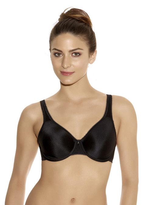 Wacoal - Sujetador con aros de figura completa Basic Beauty Sujetador con copa completa negro Wacoal