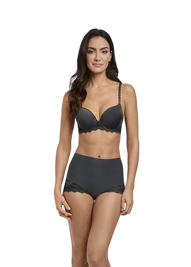 Wacoal - Lace Perfection Contour Bra Charcoal