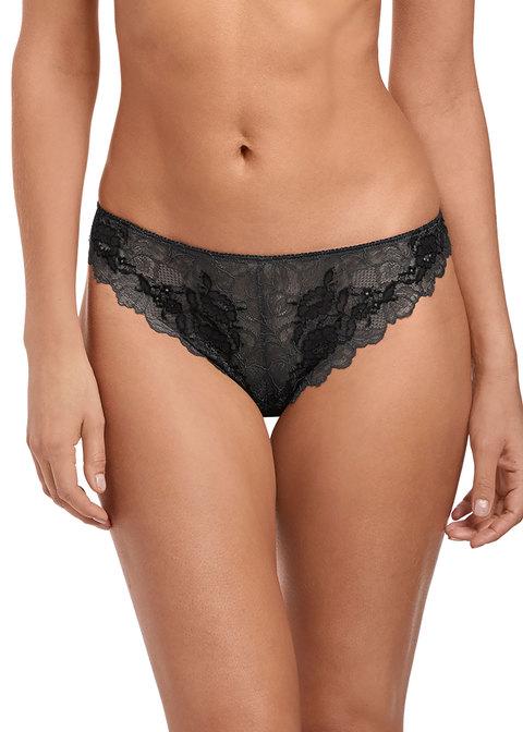 Wacoal - Tanga Lace Perfection Tanga Charcoal Wacoal