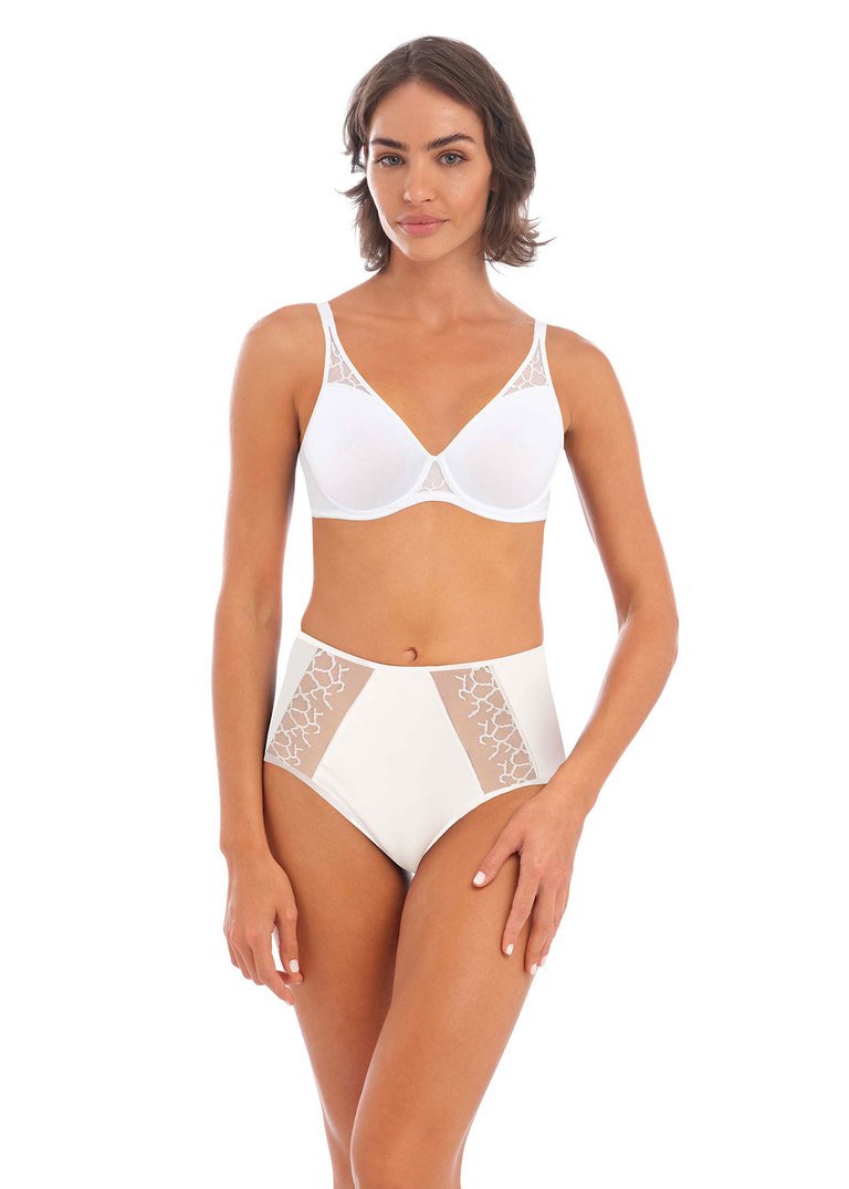 Wacoal - Lisse Underwire Moulded Non Padded Bra White Full Cup Bra Wacoal