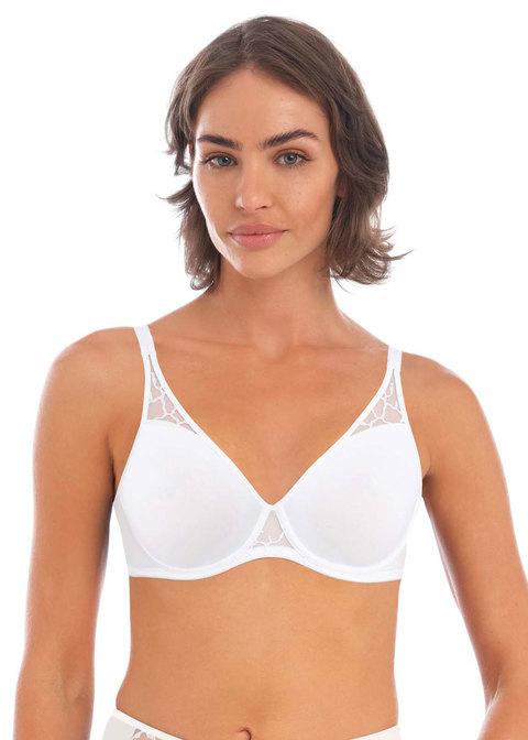 Wacoal - Lisse Underwire Moulded Non Padded Bra White Full Cup Bra Wacoal