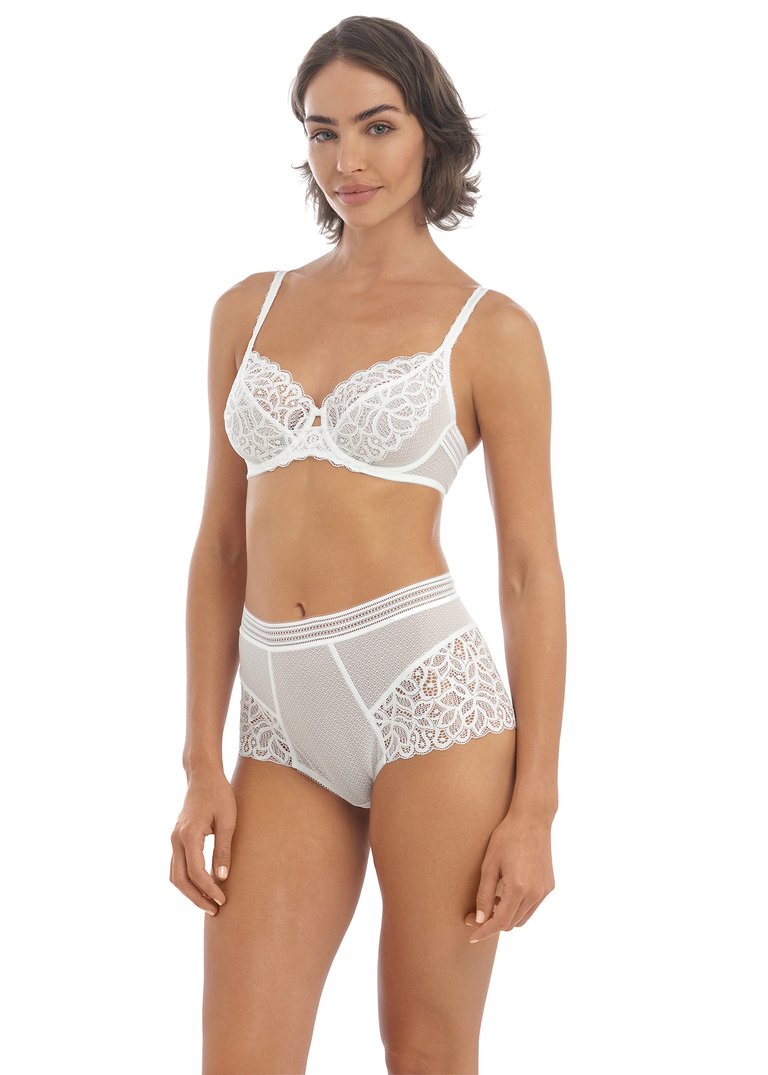 Wacoal - Slip Complet Raffine Blanc Slip Complet Wacoal