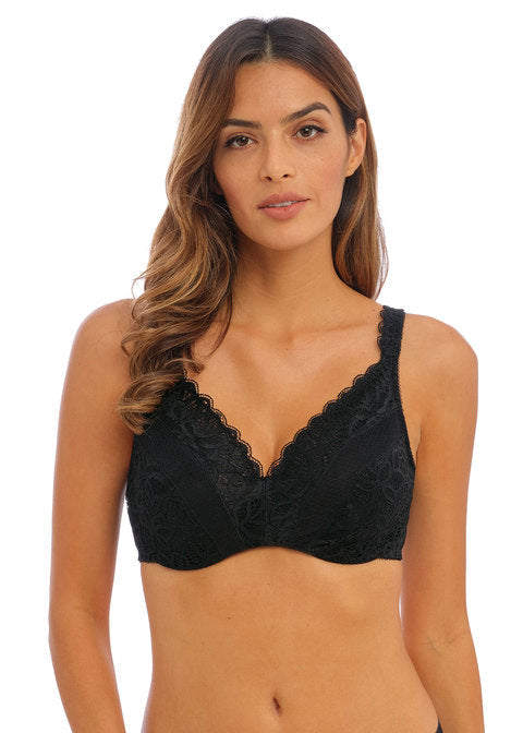 Wacoal Raffine Minimiser Bra - Black Minimiser Bra Wacoal 