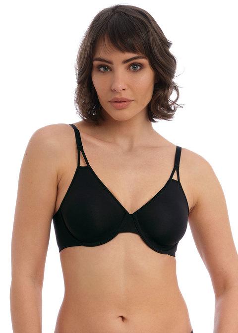 Wacoal Accord Underwire Moulded Non Padded Bra - Black Full Cup Bra Wacoal