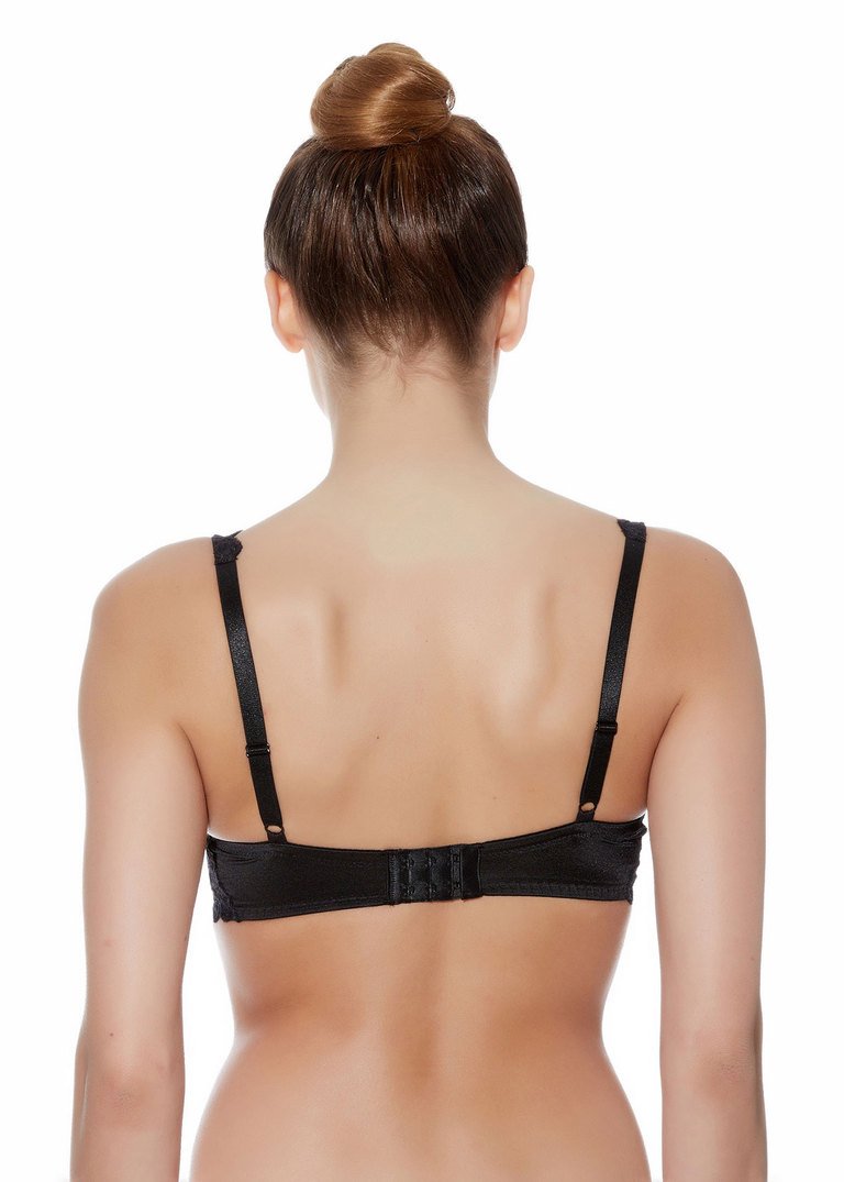 Wacoal - Soutien-gorge à armatures classique Eglantine Noir Soutien-gorge à armatures Wacoal