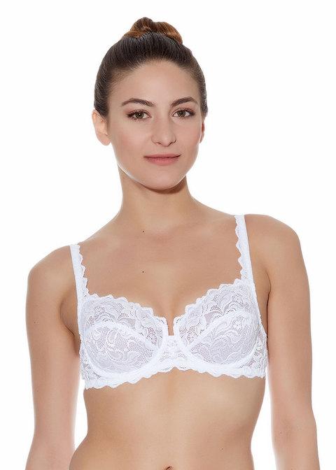 Wacoal - Eglantine Classic Underwire Bra White Full Cup Bra Wacoal