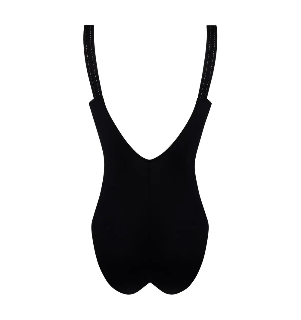 LiseCharmel-AnneauxDまたはNonWireSwimsuit Noir Unwired Swimsuit Lise Charmel Swimwear