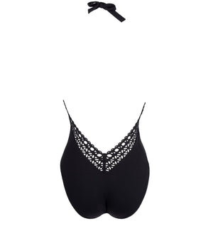 Lise Charmel Swimwear - Ajourage Couture Plunging Back Swimsuit Noir