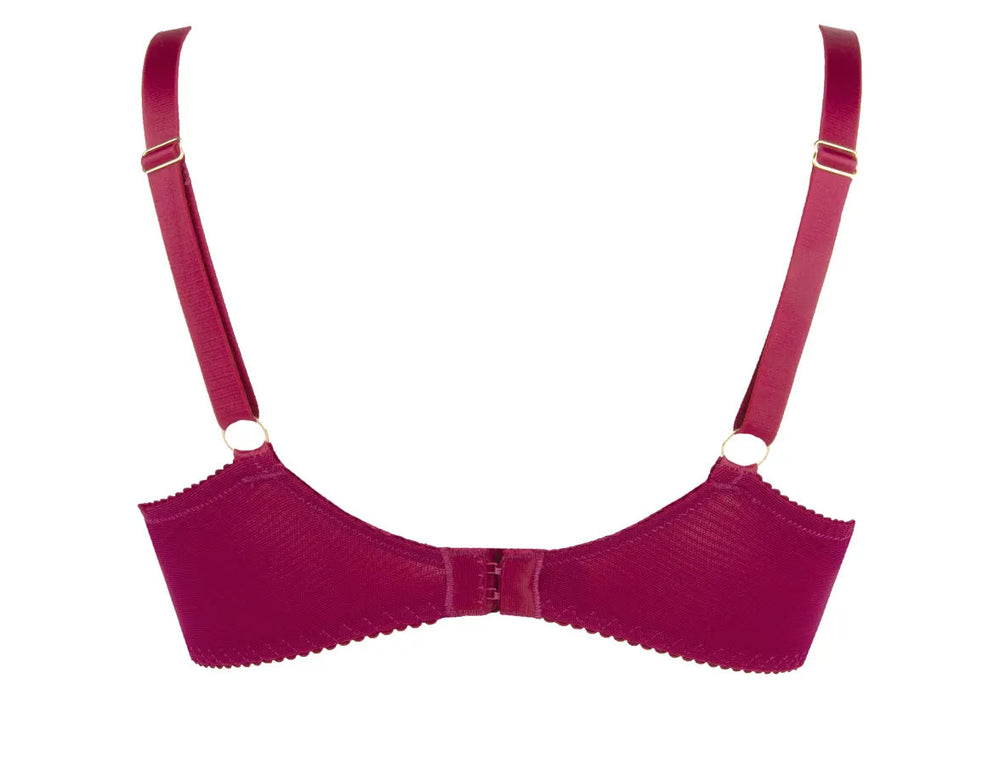 Lise Charmel - Sublime en Dentelle 3/4 Cup Balconette Bra Fuchsia Sublime Half Cup Bra Lise Charmel 