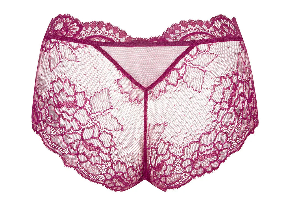 Lise Charmel - Boyshort Sublime en Dentelle Spitze Fuchsia Sublime Shorty Lise Charmel