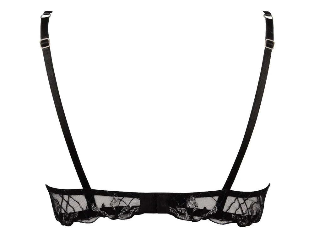 Lise Charmel - Les Nuits Chics Half Cup Bra Nuit Argent Balcony Bra Lise Charmel 