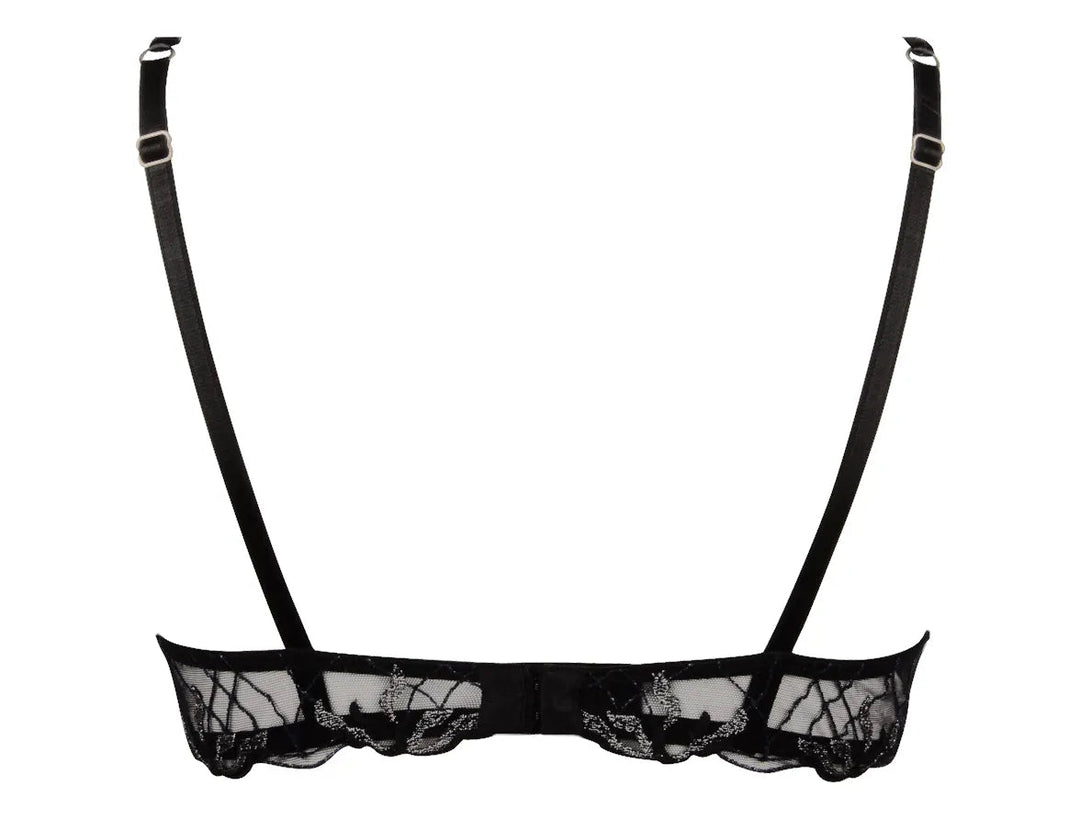 Lise Charmel - Les Nuits Chics Half Cup Bra Nuit Argent Balcony Bra Lise Charmel 