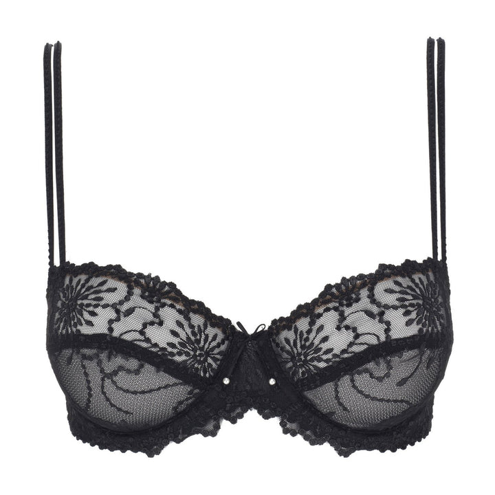 Marie Jo Jane Balcony Seam Horizontal - Black Balcony Bra Marie Jo