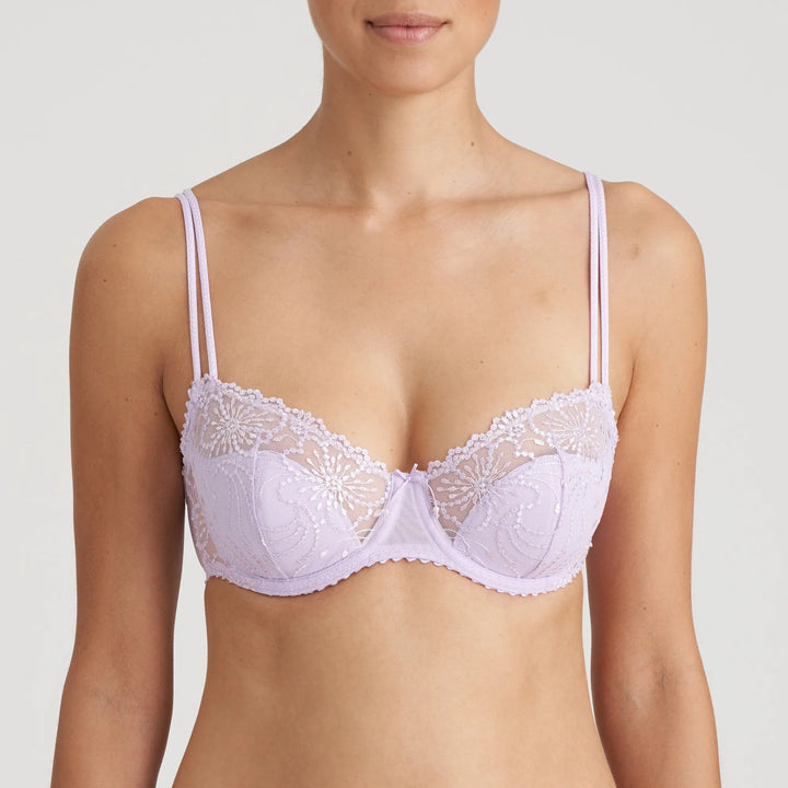 Reggiseno a balconcino semi imbottito Marie Jo Jane - Reggiseno a balconcino color lavanda pastello Marie Jo