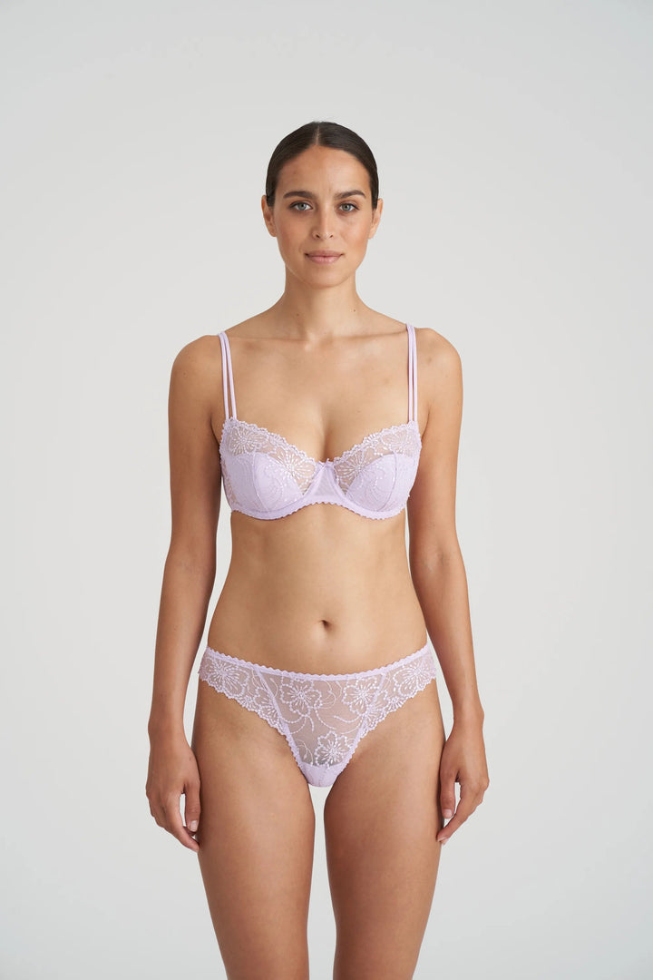 Marie Jo Jane Half Padded Balcony Bra - Pastel Lavender Balcony Bra Marie Jo 