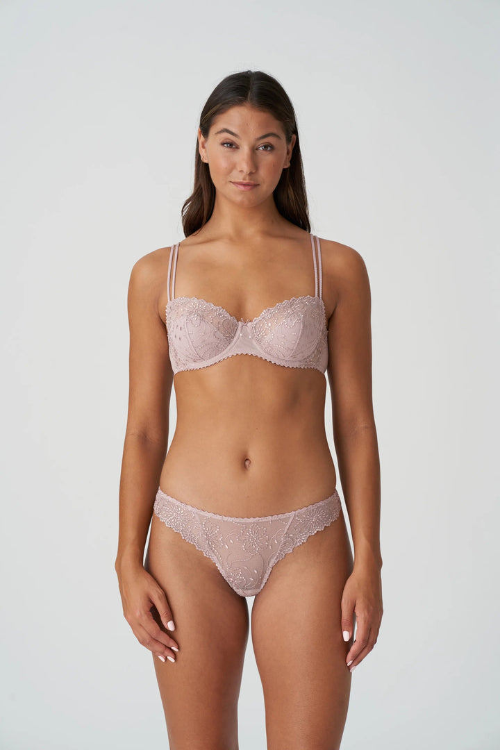 Marie Jo Jane Half Padded Balcony Bra - Bois De Rose Padded Bra Marie Jo 