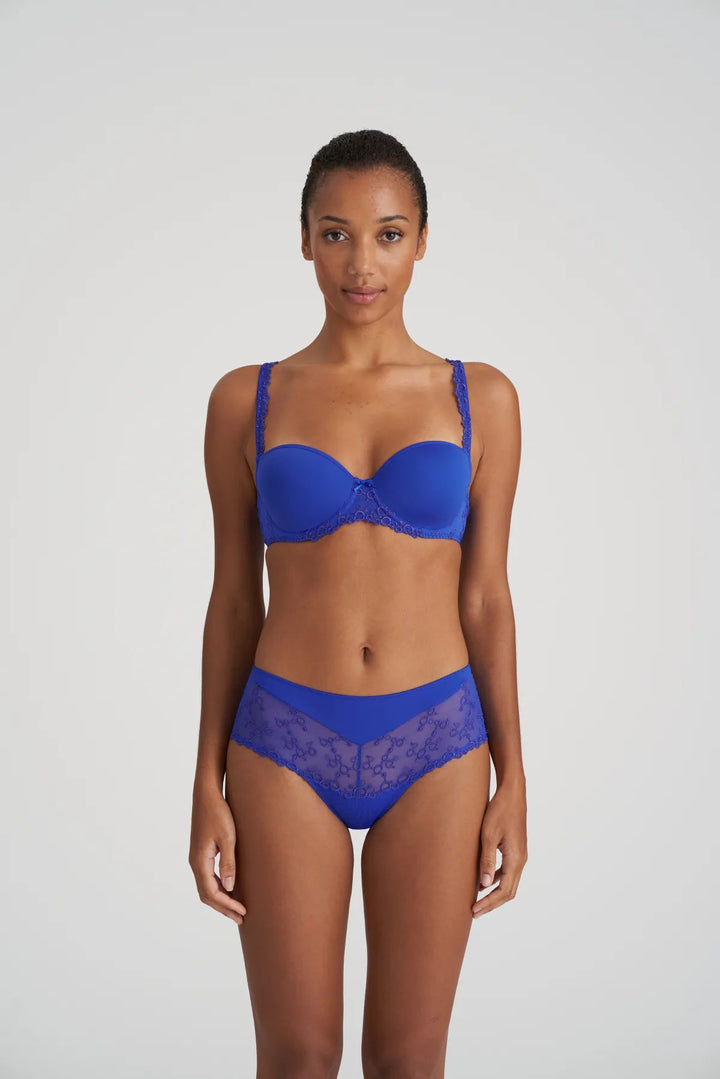 Marie Jo Nellie Padded Balcony Bra - Electric Blue Balcony Bra Marie Jo 