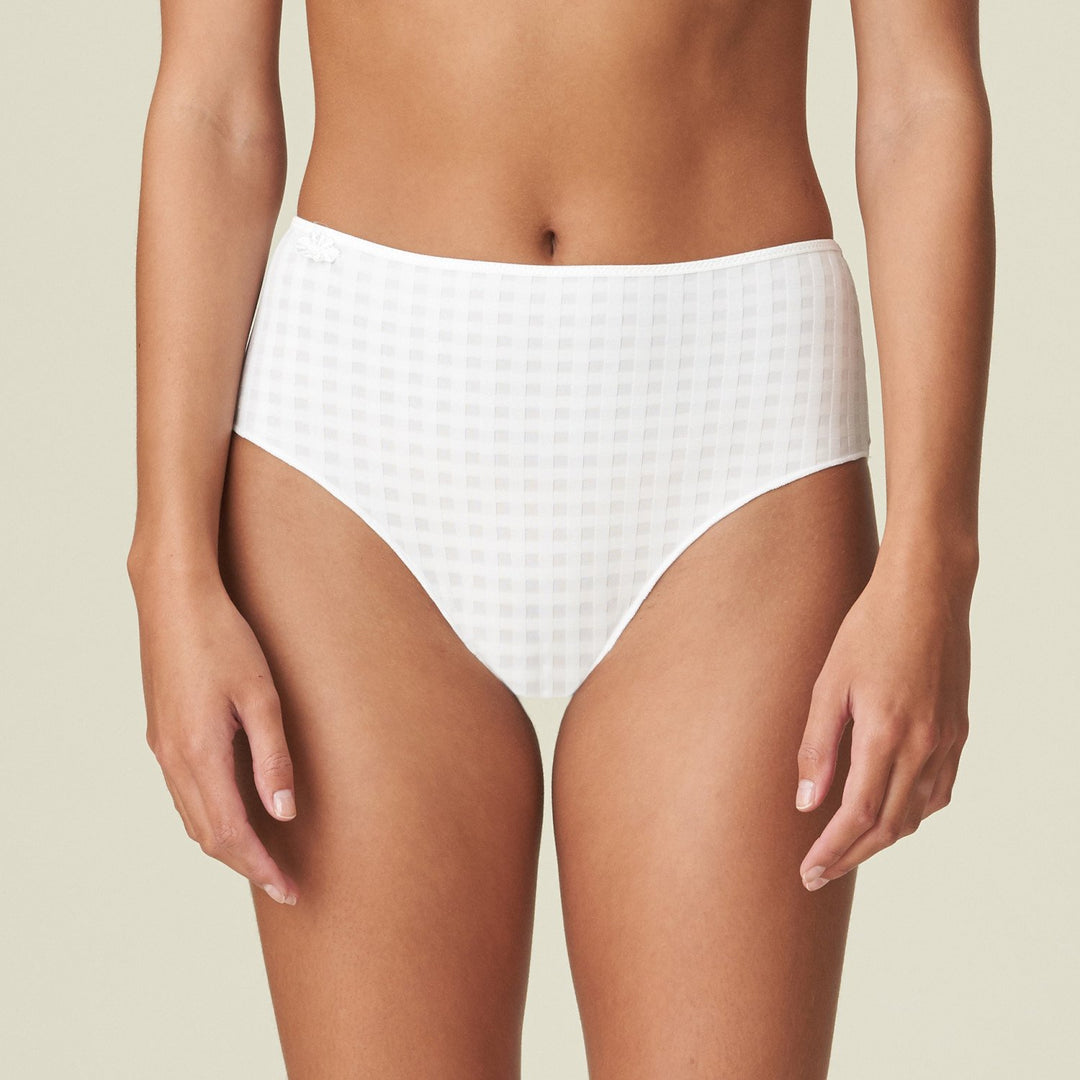 Marie Jo Avero Full Briefs - White High Brief Marie Jo