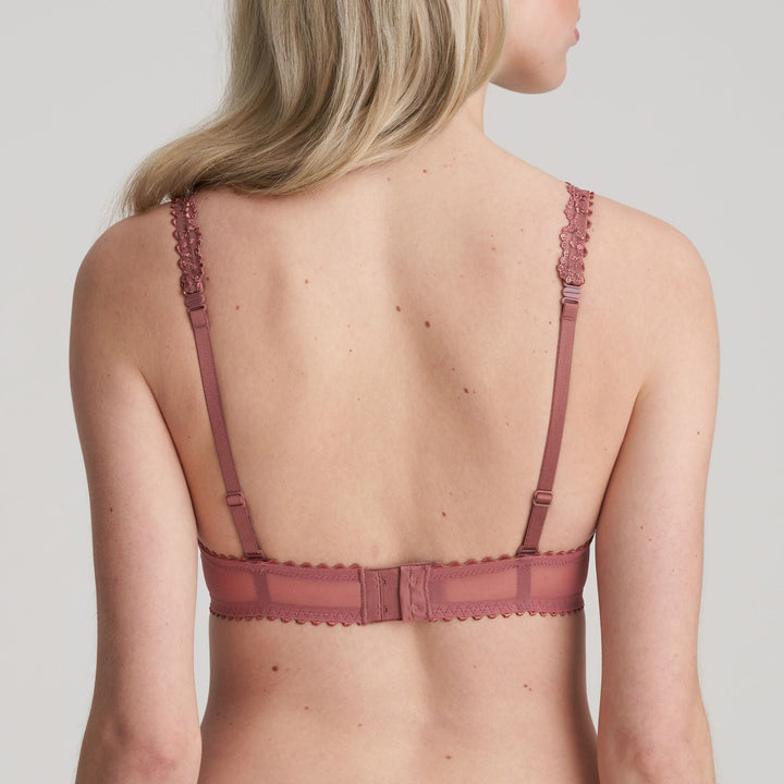 Marie Jo Jane Soutien-gorge rembourré forme coeur - Soutien-gorge rembourré rouge cuivre Marie Jo