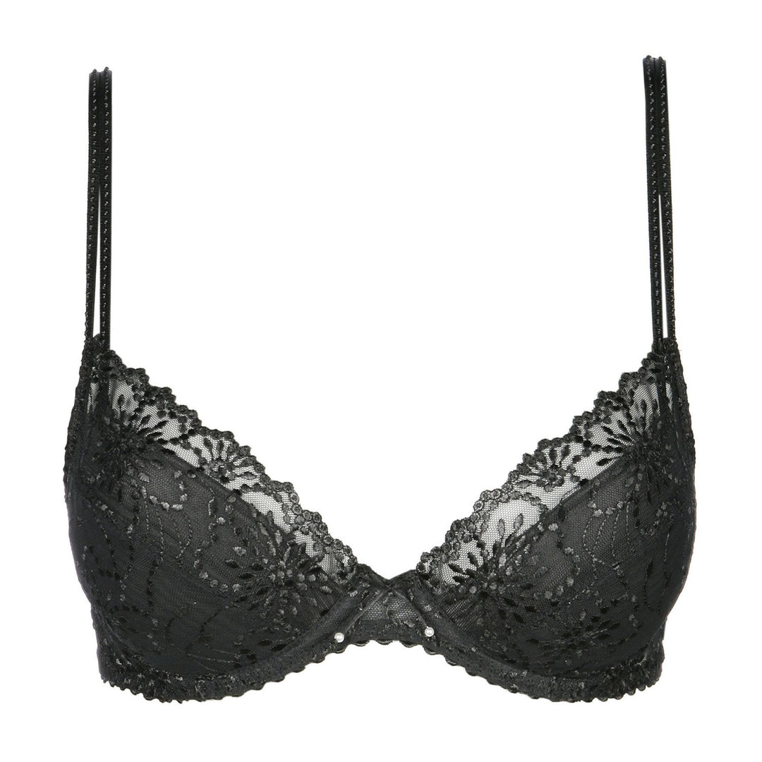 Marie Jo Jane Push Up Removable Pads - Black Push up bra Marie Jo