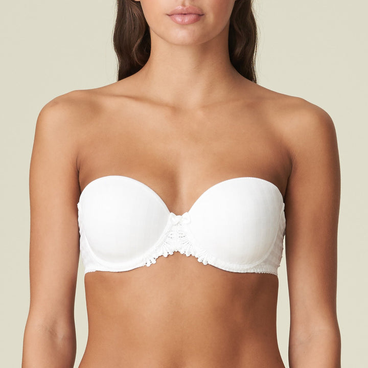 Marie Jo Avero Reggiseno imbottito senza spalline - Reggiseno senza spalline bianco Marie Jo