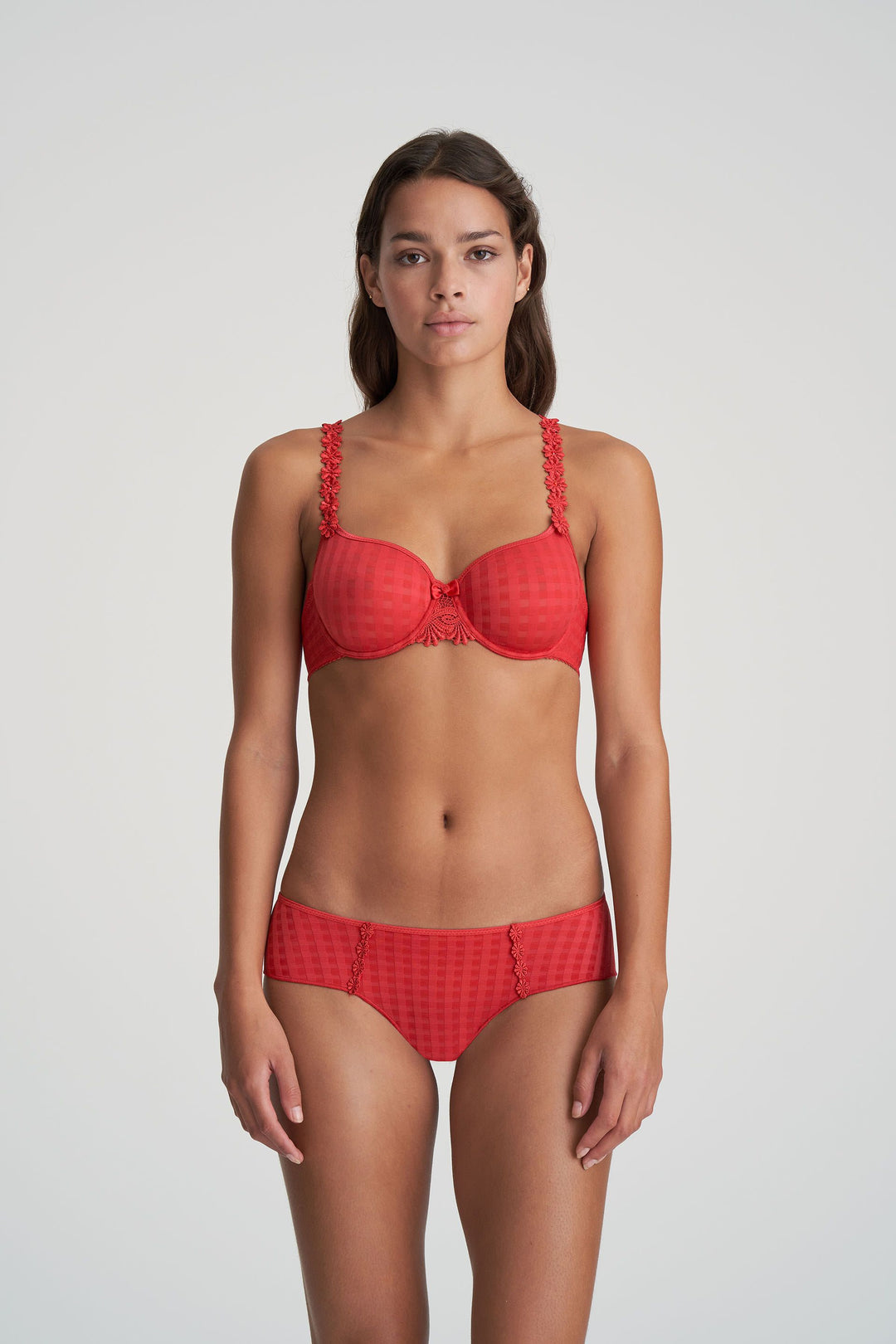 Marie Jo Avero Seamless Non Padded Bra - Red Full Cup Bra Marie Jo