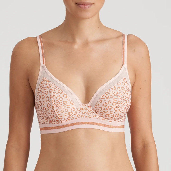 Marie Jo L'Aventure Soutien-gorge plongeant Benicio Longline - Soutien-gorge plongeant rose nacré Marie Jo L'Aventure