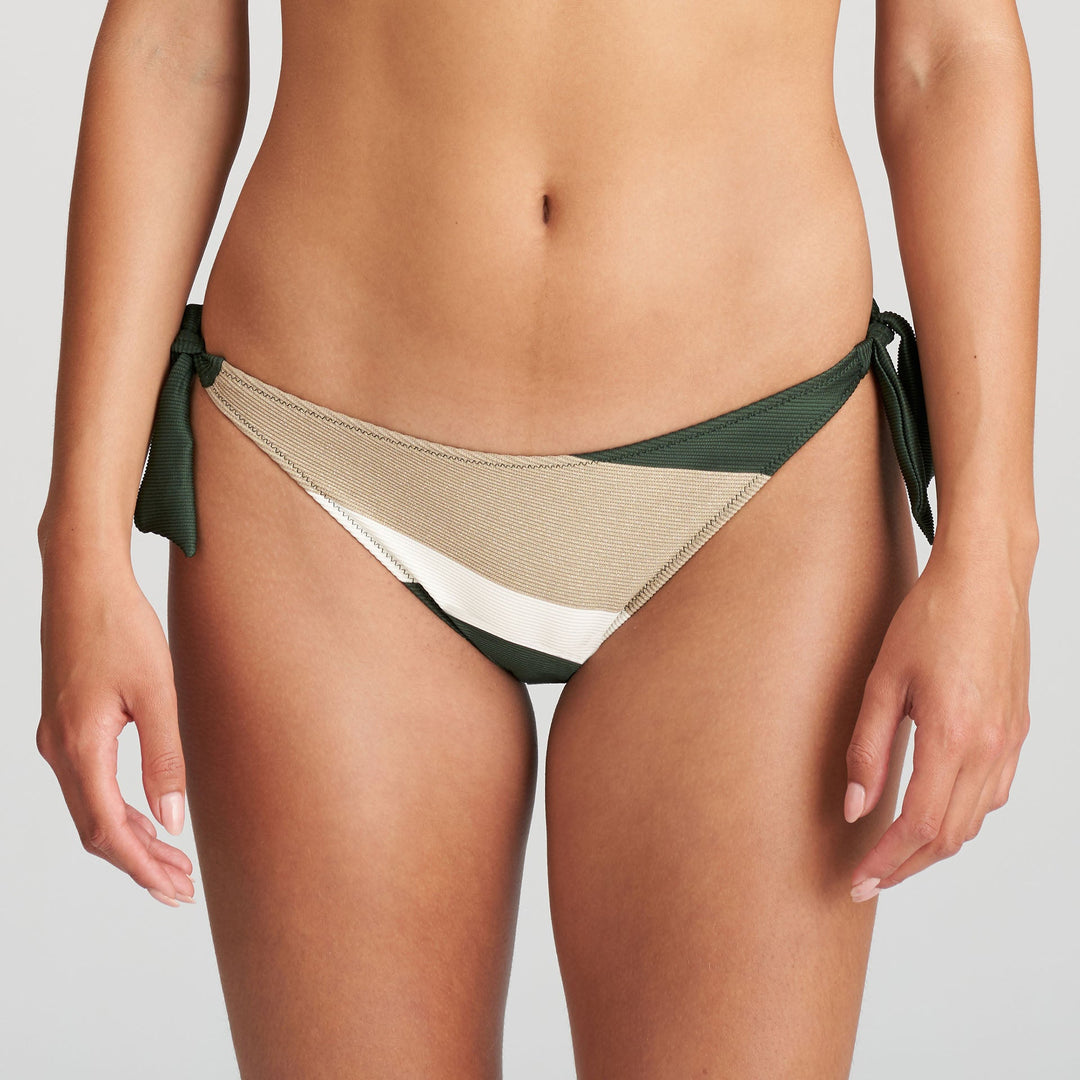 Braguita de bikini Marie Jo Swim Sitges con cordones en la cintura - Mini braguita de bikini Malachite Marie Jo Swim