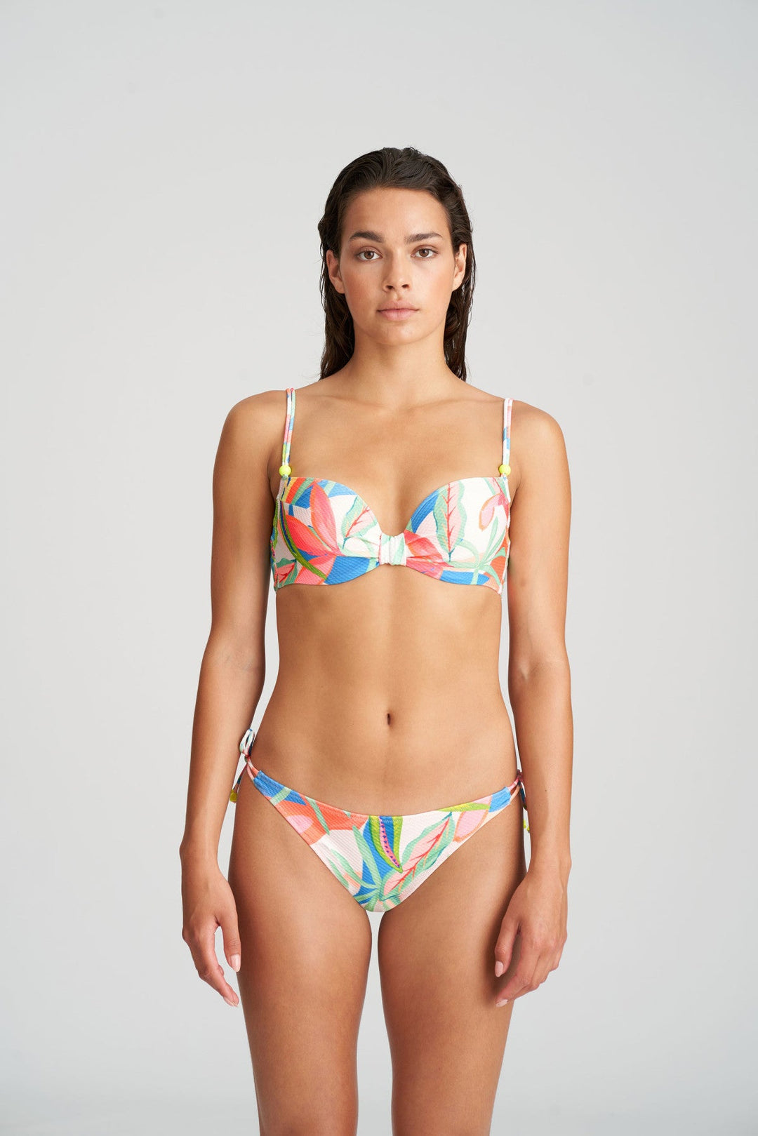 Marie Jo Swim Tarifa Braguita Bikini Cintura Cuerdas - Tropical Blossom Mini Bikini Braguita Marie Jo Swim