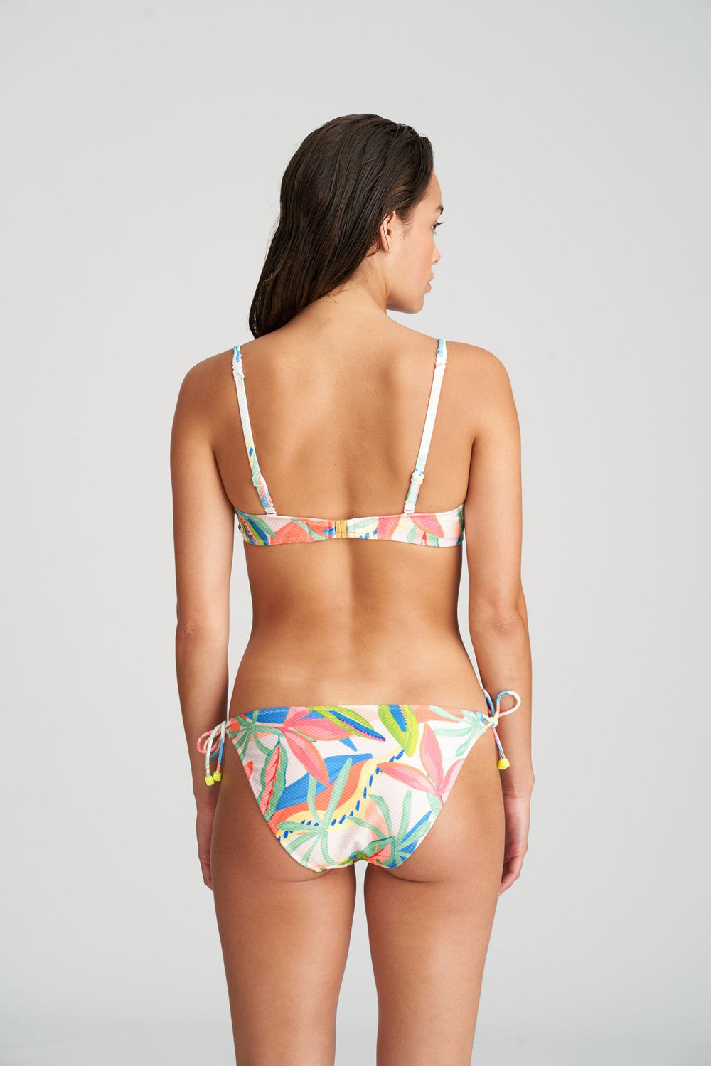 Marie Jo Swim Tarifa Bikini Briefs Waist Ropes - Tropical Blossom Mini Bikini Briefs Marie Jo Swim 