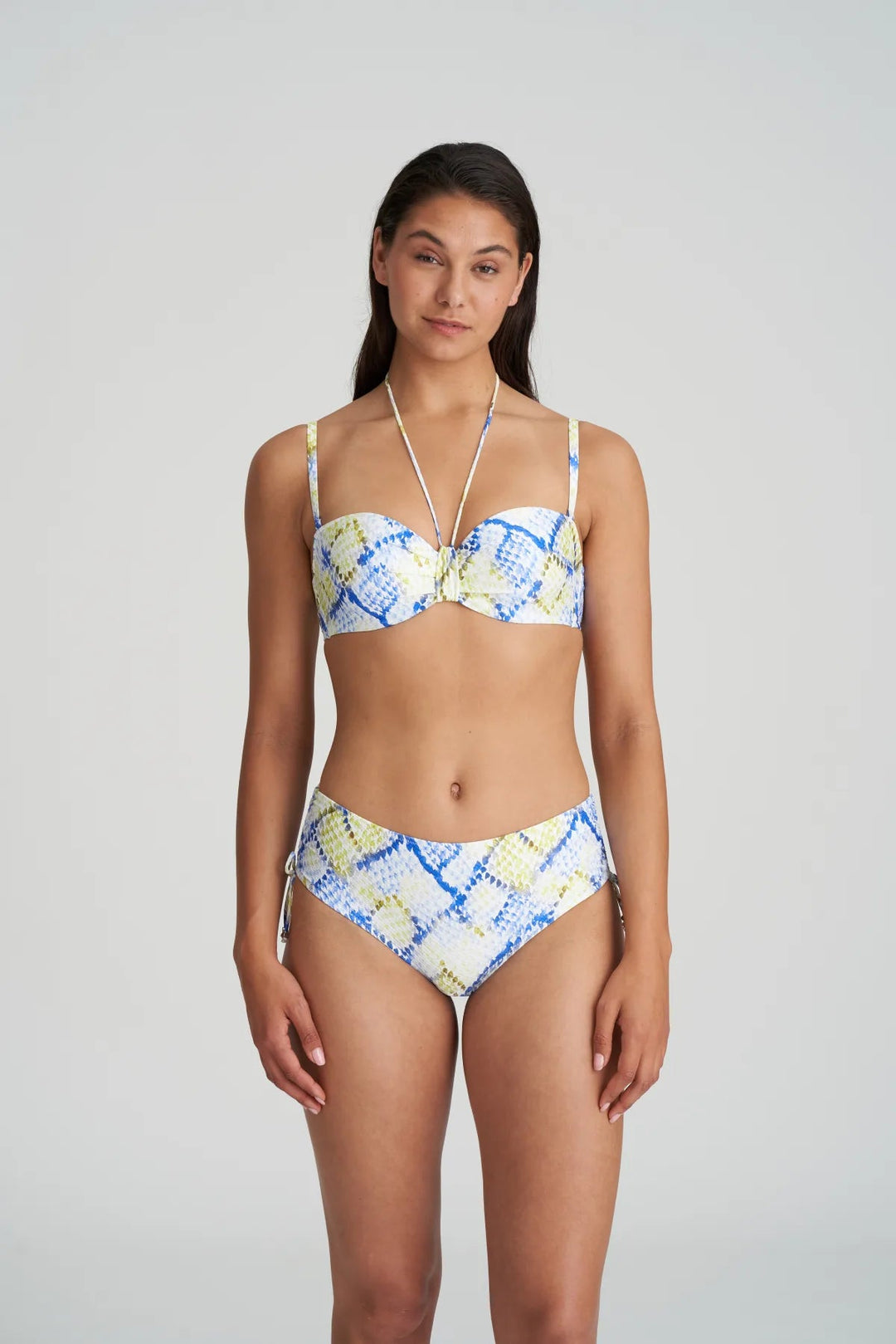 Marie Jo Swimwear Lundey Bikini Full Briefs Ropes - Lime Snake Full Bikini Brief Marie Jo Swimwear 
