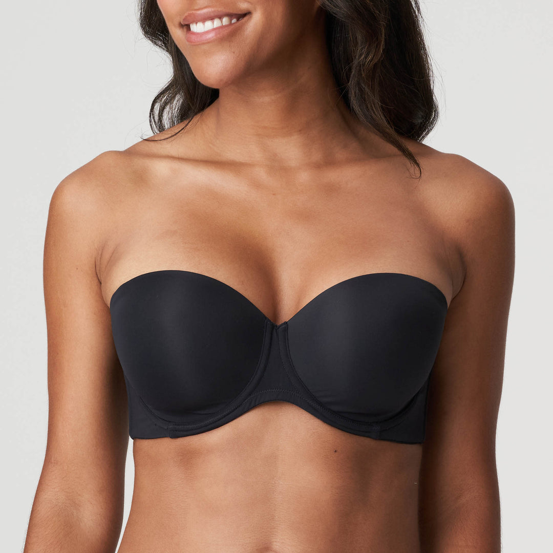PrimaDonna Figuras Reggiseno imbottito senza spalline Charcoal