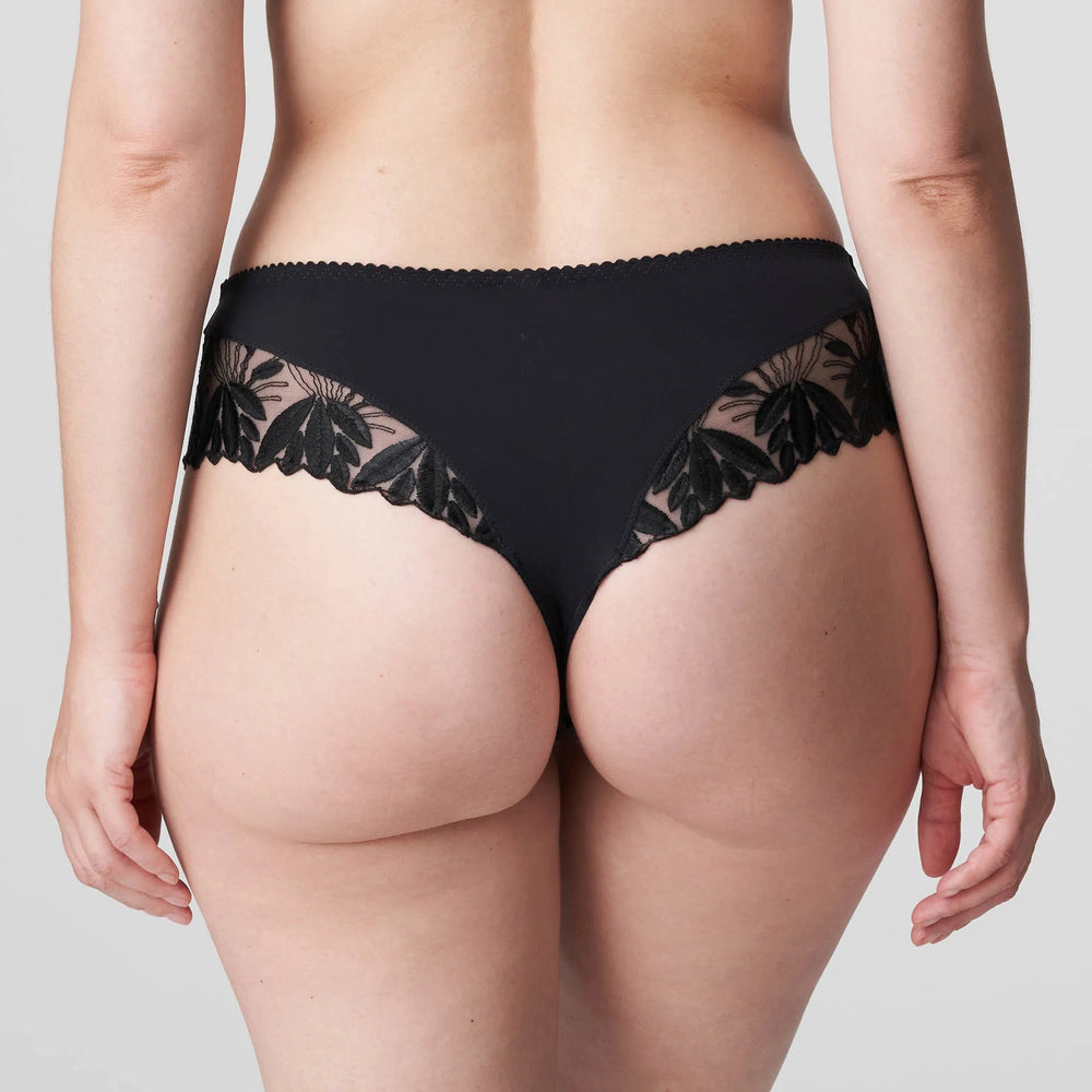 PrimaDonna Orlando Luxury Thong - Charcoal Brief PrimaDonna 