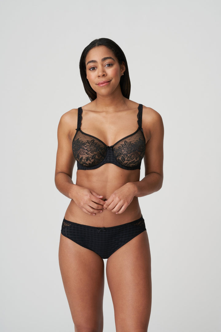 Primadonna Madison Non Padded Full Cup Bra - Black Full Cup Bra PrimaDonna 