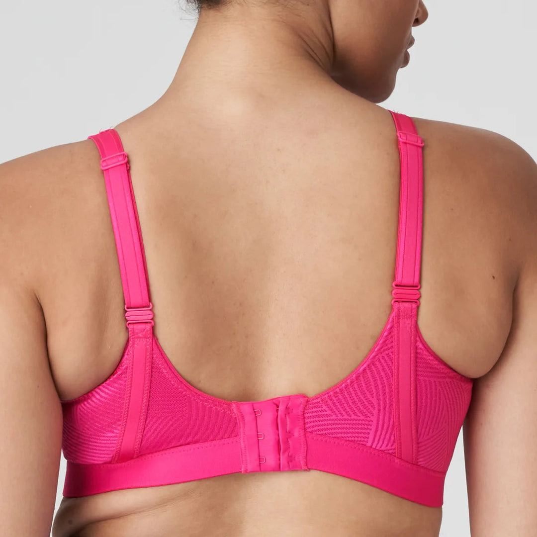 PrimaDonna Sport The Game パッド入りスポーツブラ - Electric Pink Sports Bra PrimaDonna Sport