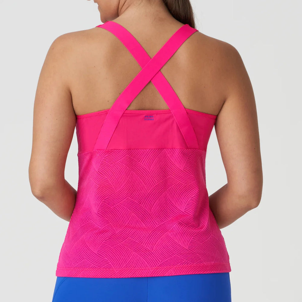 PrimaDonna Sport The Game Tank Top - Electric Pink Tank Top PrimaDonna Sport 