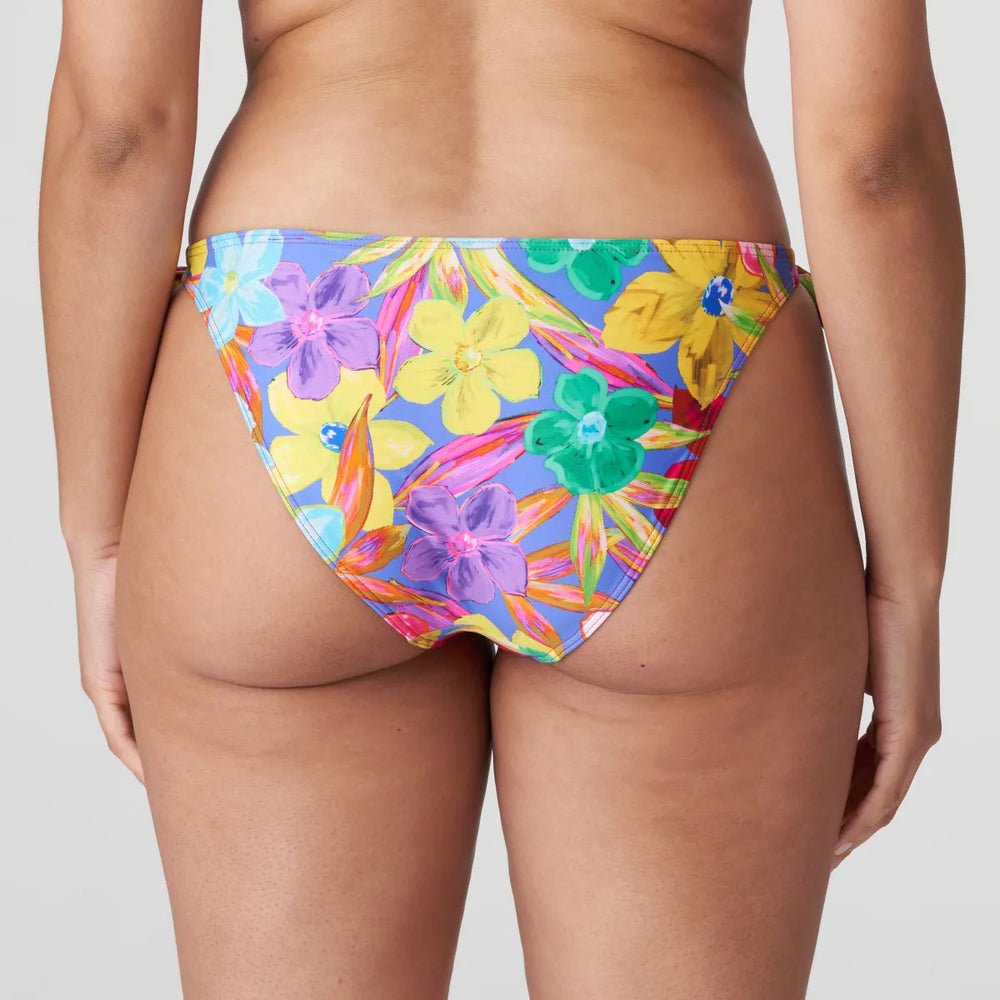 PrimaDonna Swimwear Sazan Bikini Briefs Поясные веревки - Blue Bloom Bikini Brief PrimaDonna Swimwear