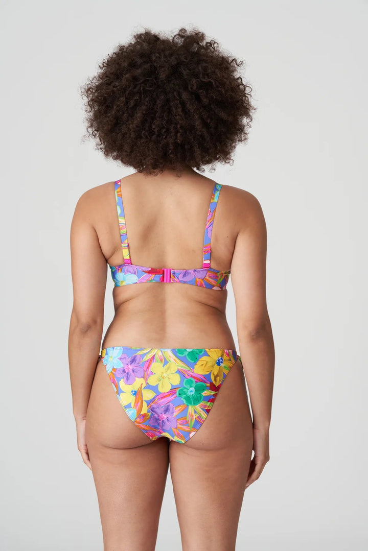 PrimaDonna Swimwear Sazan Bikini Briefs Поясные веревки - Blue Bloom Bikini Brief PrimaDonna Swimwear