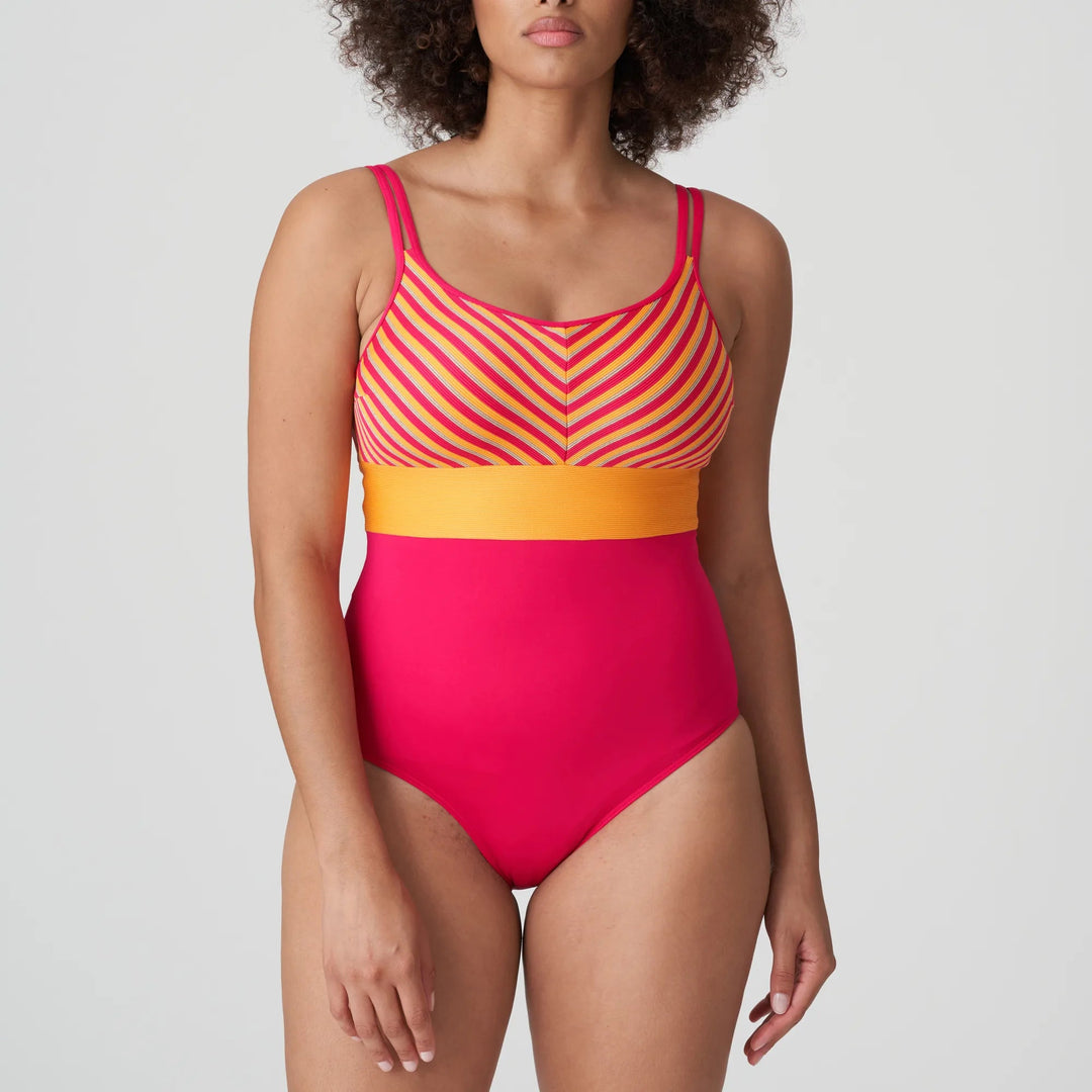 PrimaDonna Swimwear La Concha Gepolsterter Badeanzug Wireless - Mai Tai Gepolsterter Badeanzug PrimaDonna Swimwear