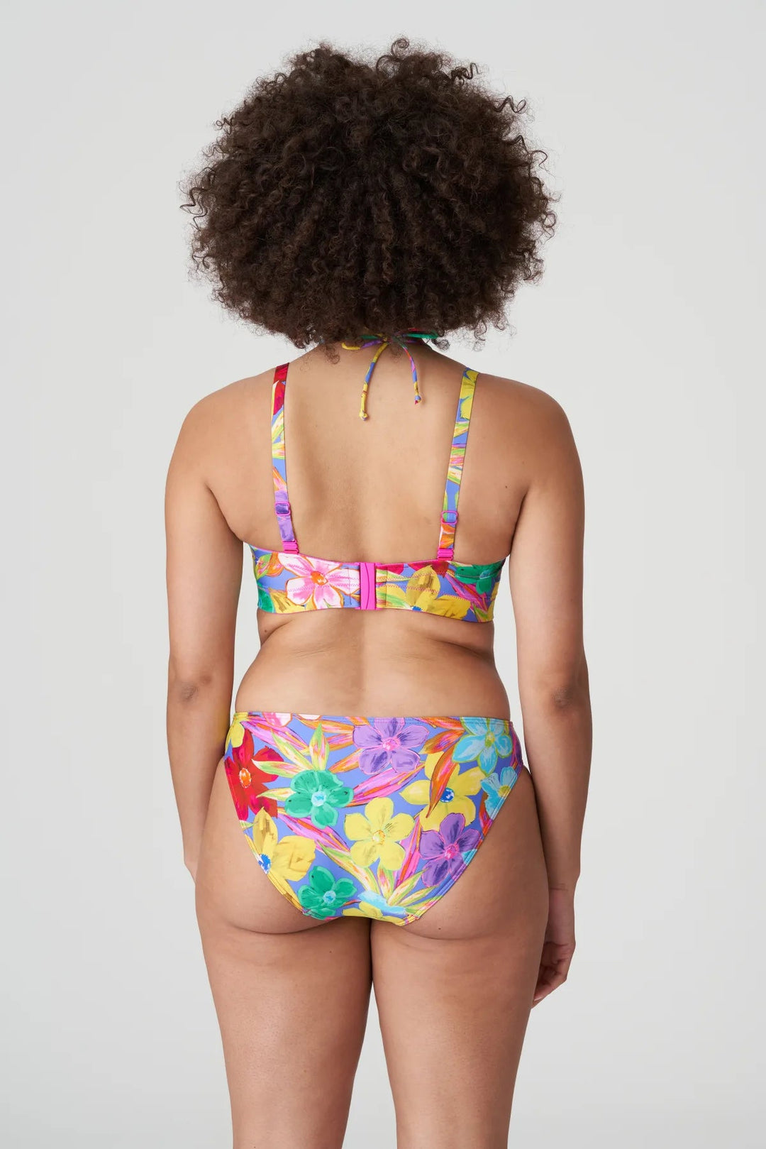 PrimaDonna Swimwear Sazan Padded Bikini Top без бретелек - Blue Bloom Бикини без бретелек PrimaDonna Swimwear
