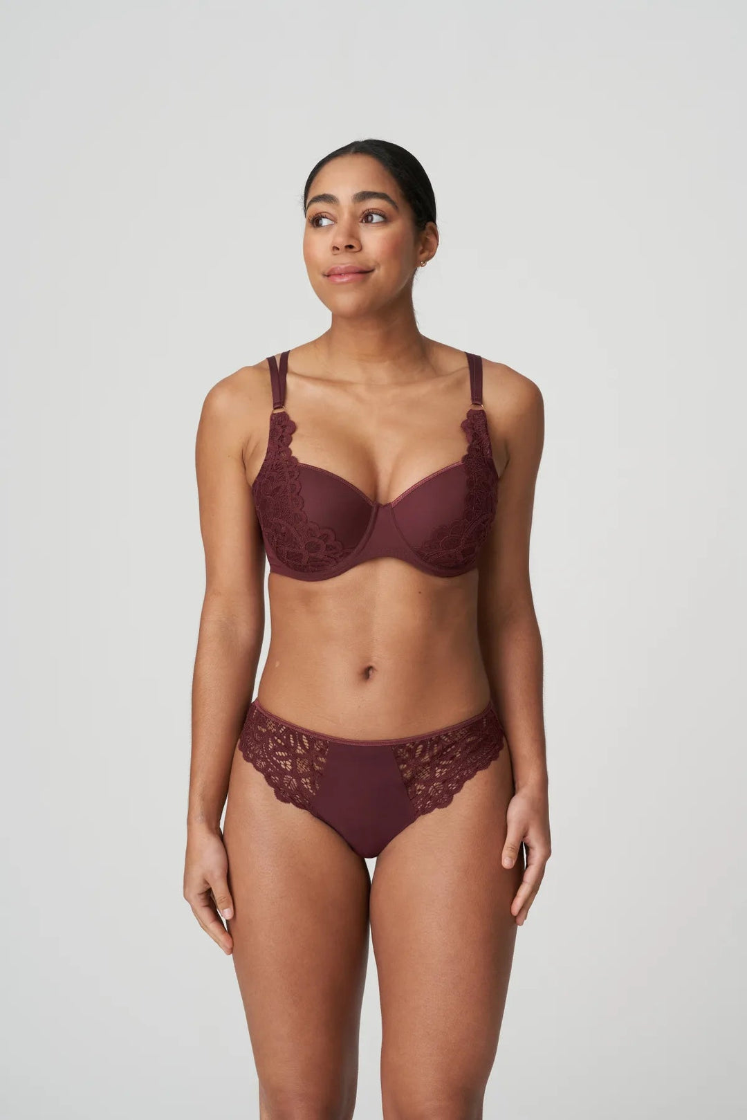 Primadonna Twist First Night Reggiseno a balconcino imbottito - Reggiseno a balconcino Merlot Primadonna Twist