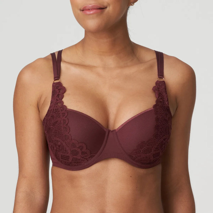 Primadonna Twist First Night Reggiseno a balconcino imbottito - Reggiseno a balconcino Merlot Primadonna Twist