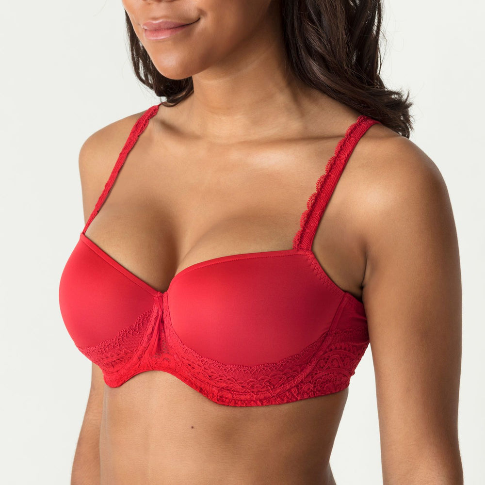 Soutien-gorge balconnet rembourré PrimaDonna Twist I Do - Soutien-gorge balconnet écarlate PrimaDonna Twist