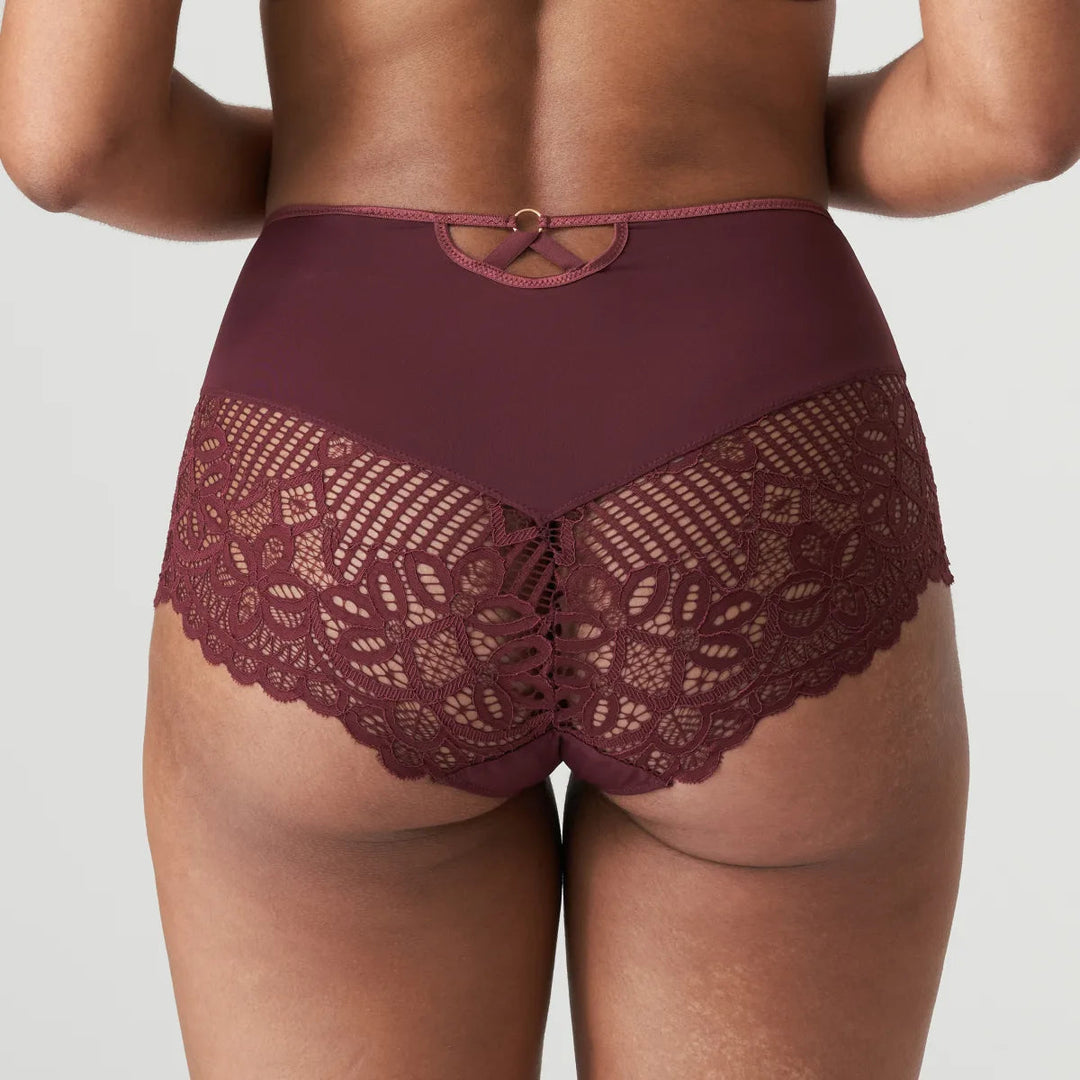 Primadonna Twist First Night Full Brief - Merlot Full Brief Primadonna Twist 