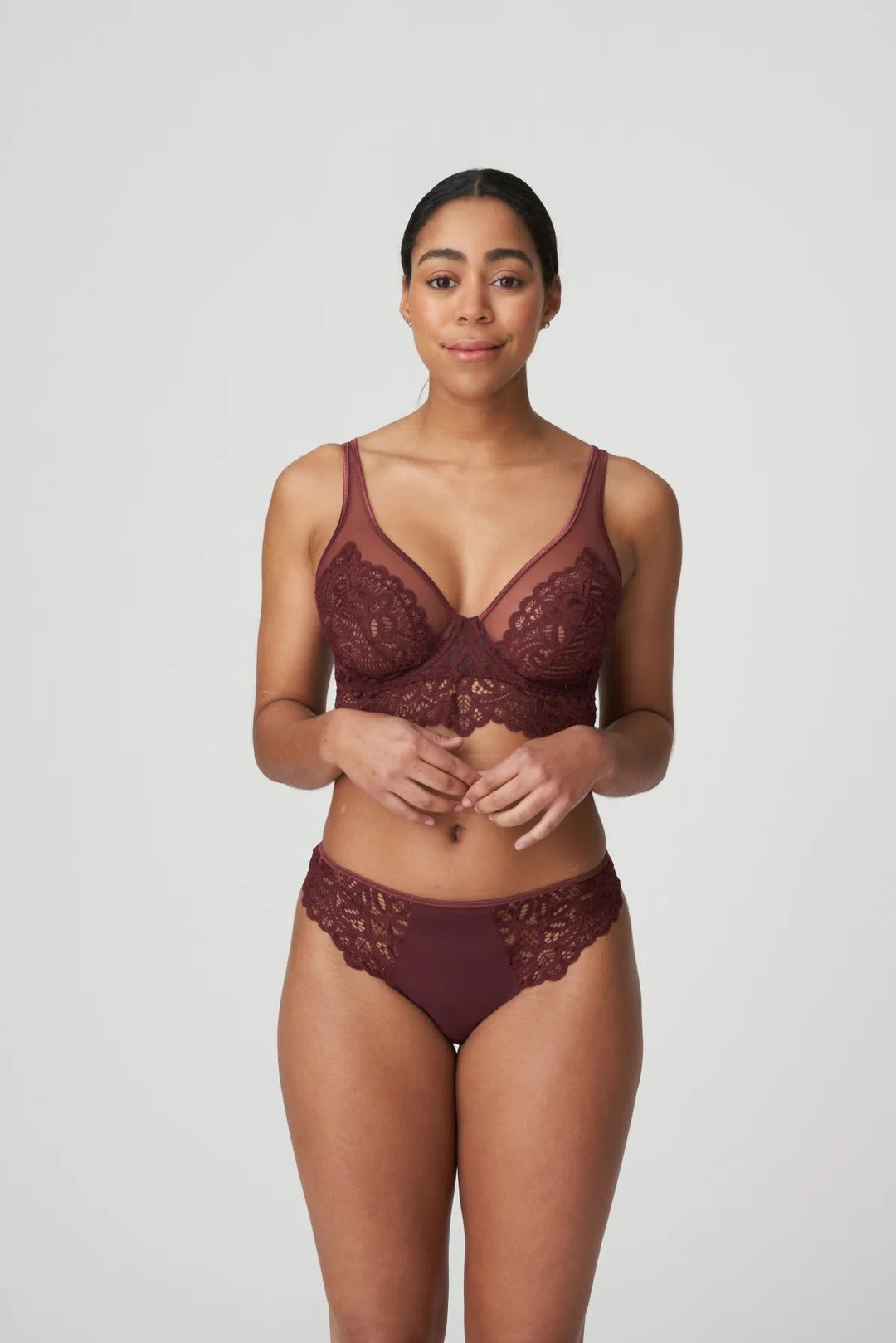 Primadonna Twist First Night Bralette - Merlot Soft Reggiseno Primadonna Twist