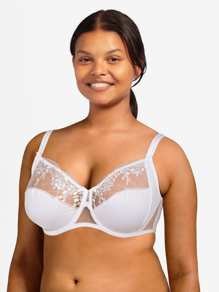 Chantelle Pont Neuf Full Cup Bra - White Full Cup Bra Chantelle 