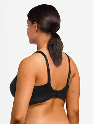 Chantelle Day To Night Very Covering Underwired Bra - Black Full Cup Bra Chantelle