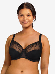 Chantelle Every Curve Very Covering Underwired Bra - Black Full Cup Bra Chantelle